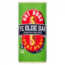 Ye Olde Oak 6 Peri Peri Hot Dogs 560g