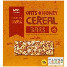 Marks and Spencer 5 Oats and Honey Cereal Bars