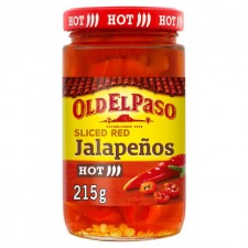 Old El Paso Red Jalapenos 215g
