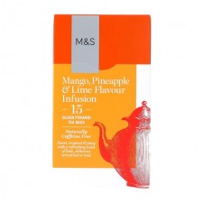 Marks and Spencer Mango Pineapple and Lime Infusion 15 Teabags 