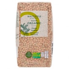 Waitrose Duchy Organic Green Lentils 500g