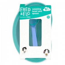 Tesco Fred and Flo Weaning Bowl And Spoon