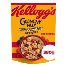 Kelloggs Crunchy Nut Not So Nutty Red Berries Granola 380g