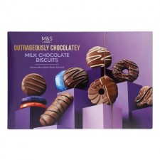 Marks and Spencer Outrageously Chocolatey Milk Chocolate Biscuit Selection 450g
