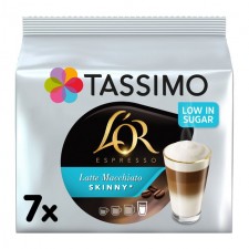 Tassimo L'Or Espresso Skinny Latte Macchiato Coffee 7 Pods
