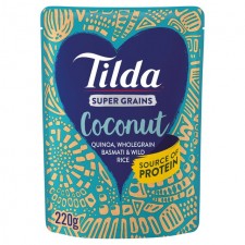 Tilda Super Grains Coconut 220g
