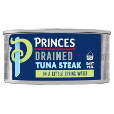 Princes Drained Tuna Steak with a Little Spring Water 110g
