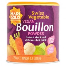 Marigold Swiss Vegetable Vegan Bouillon Reduced Salt 150g