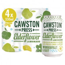 Cawston Press Sparkling Elderflower Lemonade 4 x 330ml