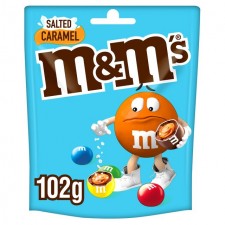 M&Ms Salted Caramel Chocolate Pouch Bag 102g