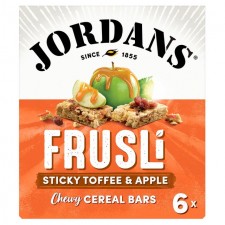 Jordans Sticky Toffee and Apple Frusli Bars 6 Pack