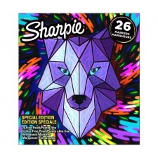 Sharpie Permanent Mark Limited Edition Wolf Box 26 Pack