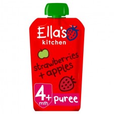 Ellas Kitchen Organic Strawberries and Apples 120g 4 Months