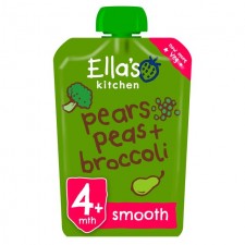 Ellas Kitchen Organic Broccoli Pears and Peas 120g 4 Months