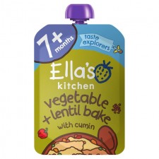 Ellas Kitchen Organic Vegetable and Lentil Bake 130g 7 Months