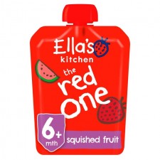 Ellas Kitchen Organic Smoothie Fruits The Red One Single 90g 6 Month