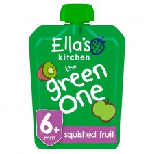 Ellas Kitchen Organic Smoothie Fruits The Green One Single 90g 6 Month