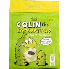 Marks and Spencer Colin the Caterpillar Mini Faces 127G