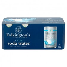 Folkingtons Club Soda Water 8 x 150ml