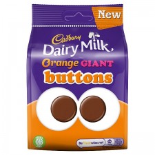 Retail Pack Cadbury Dairy Milk Orange Giant Buttons 10 x 95g