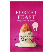 Forest Feast Cookies and Cream White Chocolate Almonds 120g
