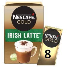 Nescafe Gold Cafe Latte Irish Cream 8 Sachets