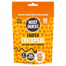 Noisy Snacks Coated Chickpeas Chip Shop Curry 100g