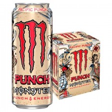 Monster Pacific Punch Energy Drink 4 x 500ml