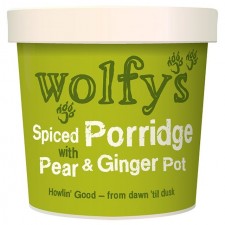 Wolfys Spiced Porridge Pot with Pear and Ginger 102g