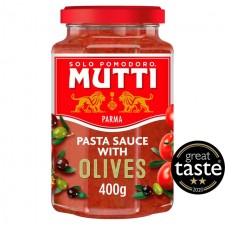 Mutti Tomato and Olive Pasta Sauce 400g