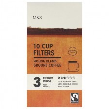 Marks and Spencer Classic House Blend One Cup Coffee Filters 10 Pack 