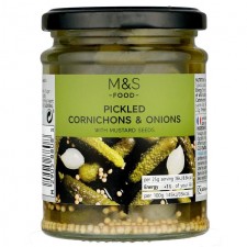 Marks and Spencer Pickled Cornichons and Onions 285g