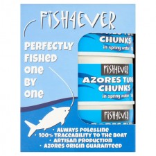 Fish 4 Ever Skipjack Tuna Chunks in Spring Water 3 x 160g
