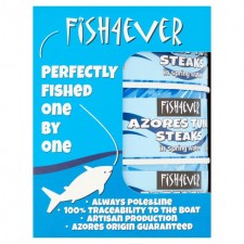 Fish 4 Ever Pole and Line Skipjack Tuna Steaks in Spring Water 3 x 160g