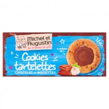 Michel et Augustin Chocolate and Hazelnut Cookies Buttons 110g