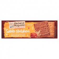 Michel et Augustin Milk Chocolate Wholegrain Squares 170g