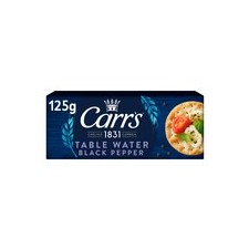 Carrs Table Water Biscuits Black Pepper 125g