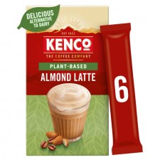 Kenco Plant Based Almond Latte Instant Coffee Sachets 6 Pack