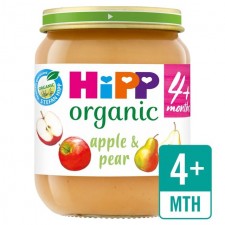 Hipp 4 Month Organic Apple And Pear Pudding 125g Jar