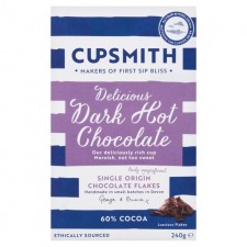 Cupsmith Dark Hot Chocolate Flakes 240g