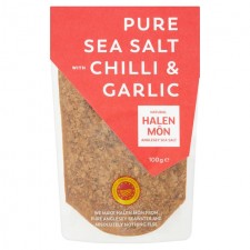 Halen Mon Chilli and Roasted Garlic Sea Salt 100g