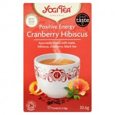 Yogi Tea Positive Energy Cranberry Hibiscus Organic 17 Teabags