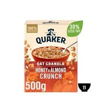Quaker Oat Granola Honey and Almond 500g
