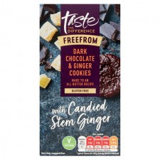 Sainsburys Taste the Difference Free From Dark Chocolate Ginger Cookies 150g