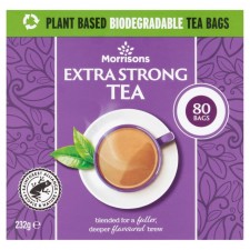 Morrisons Extra Strong Tea Bags 80 per pack