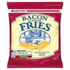 Smiths Bacon Fries 24 x 24g carded