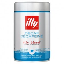 Illy Espresso Decaffeinated Ground Coffee 250g