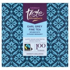 Sainsburys Taste the Difference Earl Grey 100 Tea Bags