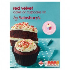 Sainsburys Red Velvet Cupcake Kit 570g
