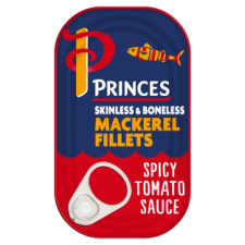 Princes Mackerel Fillets Spicy Tomato 125g